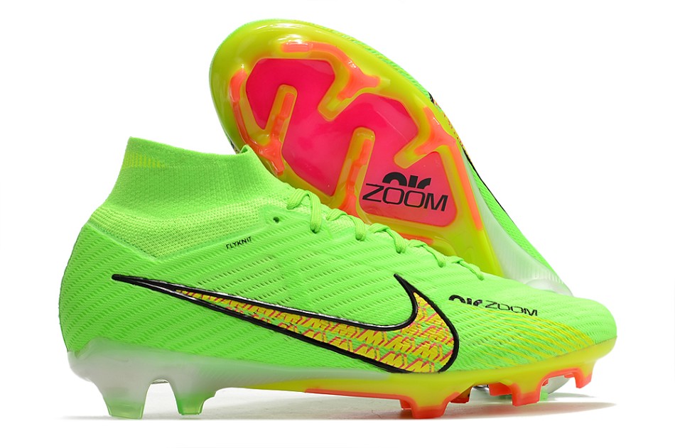 Nike Air Zoom Mercurial Superfly IX Elite FG - vert jaune